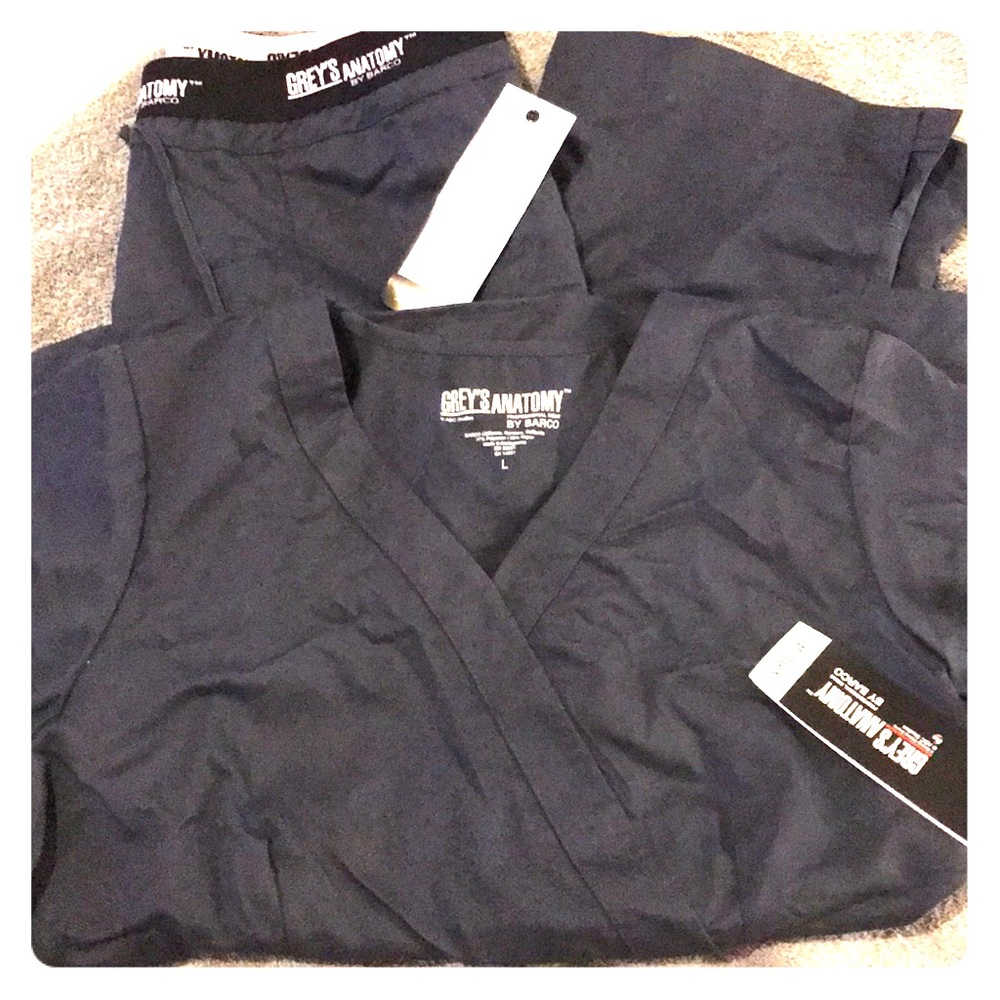 NWT Grey’s Anatomy by Barco scrub top and pants